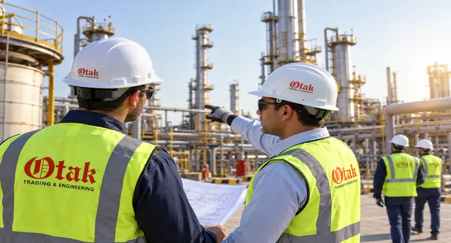 OTAK engineers at an industrial facility