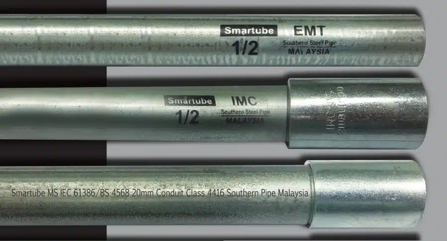 Smartube EMT, IMC and BS galvanized steel conduits
